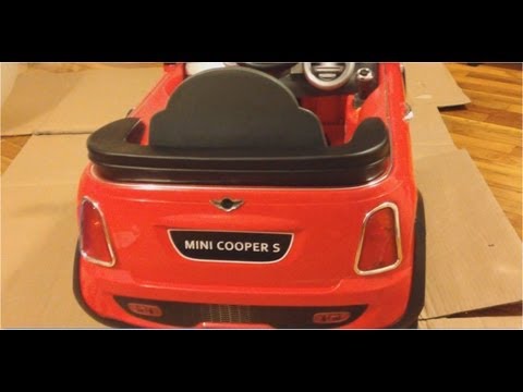 Mini Cooper S 6V Power Wheel (Kidtrax) Review - WATCH BEFORE YOU BUY!