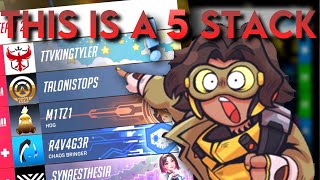 When I Go Against a 5 Stack in Overwatch (Overwatch 2 Funny Moments)