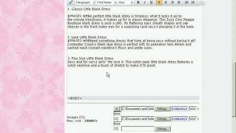 Creation of a website within 10 minutes (video)