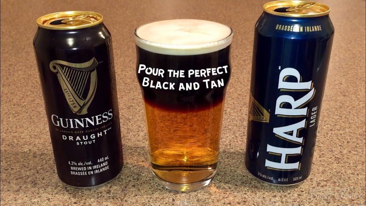 How To Pour A Black And Tan Perfectly Every Time Half And Half Layered How To Pour A Black And Tan Perfectly Every Time Half And Half Layered