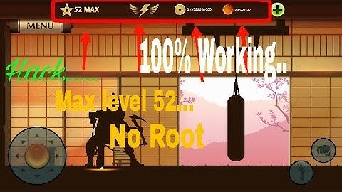 [No Root] Shadow fight 2 Save Game Mod | Max Level 52, Unlimite Gems, Coins,Energy,Orbs,Tickets...