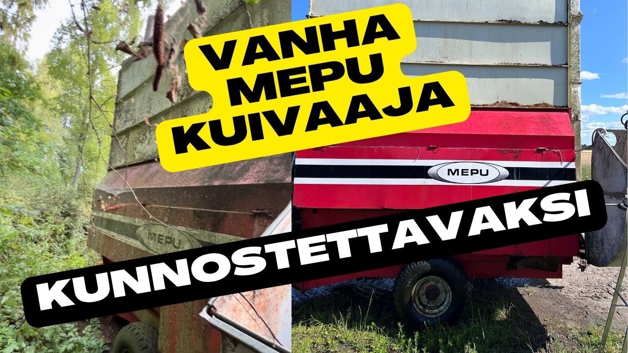 Vanha MEPU kuivaaja kuntoon