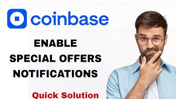 How To Enable Special Offers Notifications On Coinbase Wallet App | Step By Step