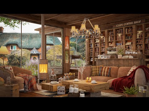 Spring Day Jazz at Cozy Coffee Shop Ambience ☕ Instrumental Background for Study, Work and Relax
