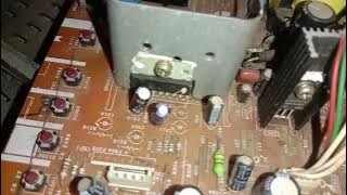 tv sharp suara kecil/keras kecil sendiri