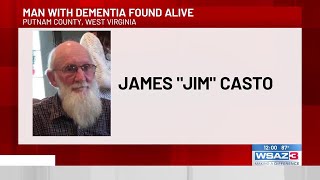 Missing man with dementia found alive