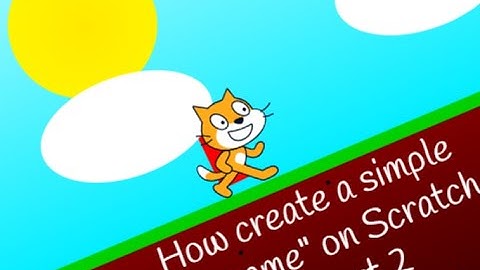 Scratch Tutorial: How Create a Simple Endless Running Game - Part 2 - Collisions