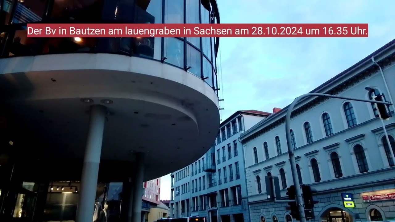 Der Bv in Bautzen am lauengraben in Sachsen am 28.10.2024 um 16.35 Uhr