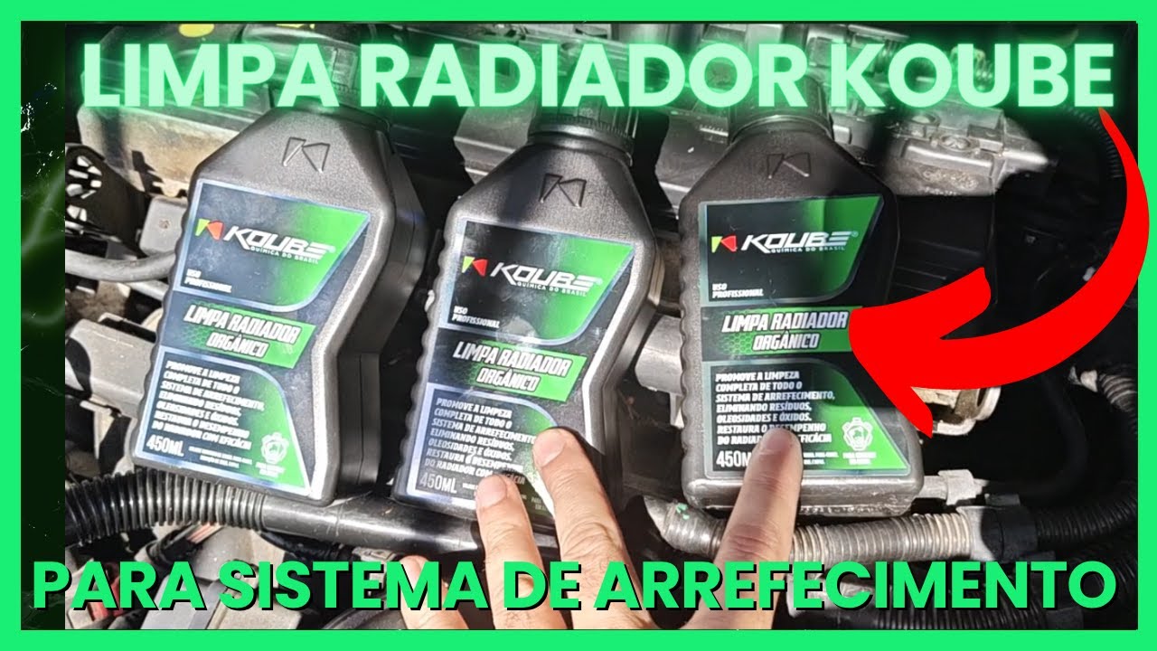 Limpa Radiador Orgânico Koube Limpeza Completa Do Sistema De Arrefecimento De Motores Koube