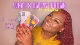 ** updated **WHAT’S ON MY IPHONE 12 PRO MAX + HUGE PHONE CASE HAUL | ft. GVIEWiN ✨ 2021 ✨