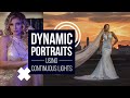 Dynamic portraits using continuous lights