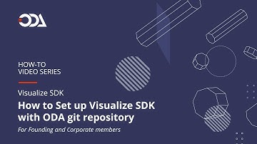 How to set up Visualize SDK with ODA git repository