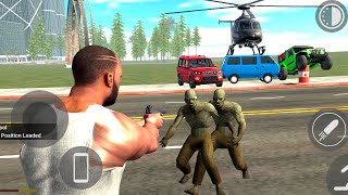 Zombie Attack Gameplay Gun Fight vs Monsters Helicopter Landing Crazy Car Stunt Action screenshot 1