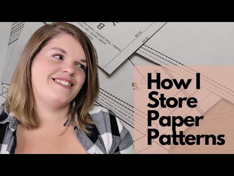 Get Organized: My Top Tips For Storing Paper Patterns!