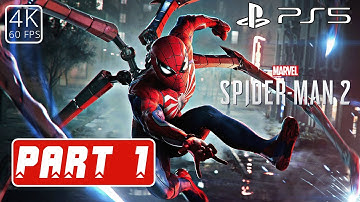SPIDER-MAN 2 PS5 Walkthrough Gameplay Part 1 - INTRO (FULL GAME)