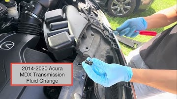 2014-2020 Acura MDX Transmission Fluid Change 3x3x3 method drain and fill ATF-DW1 fix slipping trans