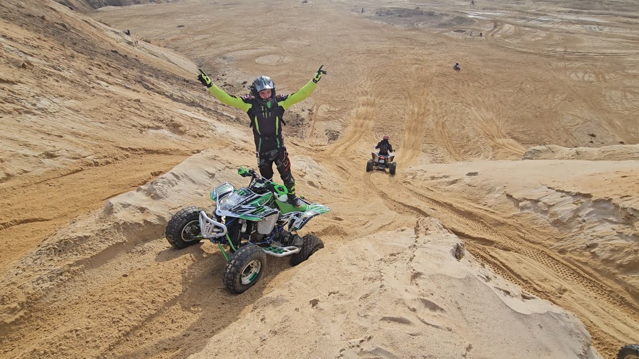 Quady w Akcji! Żwirownia Posadowo – Weekendowy Offroad #quad #enduro #atv 