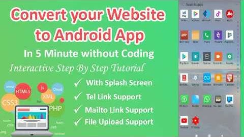 Quick convert website to android app with Android Studio without coding Step by Step tutorial