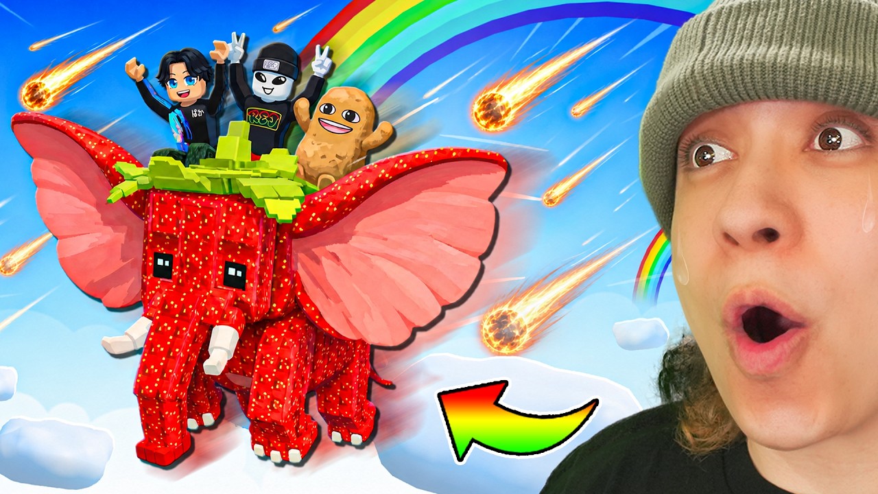 １００日かけて空飛ぶブレインロットをつくってみた！☄【ロブロックス/ROBLOX】