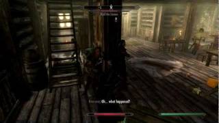 Johnnysquaw's Skyrim Shenanigans: Naked Bar Brawl