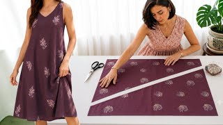 My Friends Wont Believe I Made This Myself A Tie-Up Dress In 10 Minutes