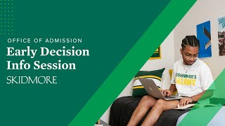 Early Decision | Virtual Information Session