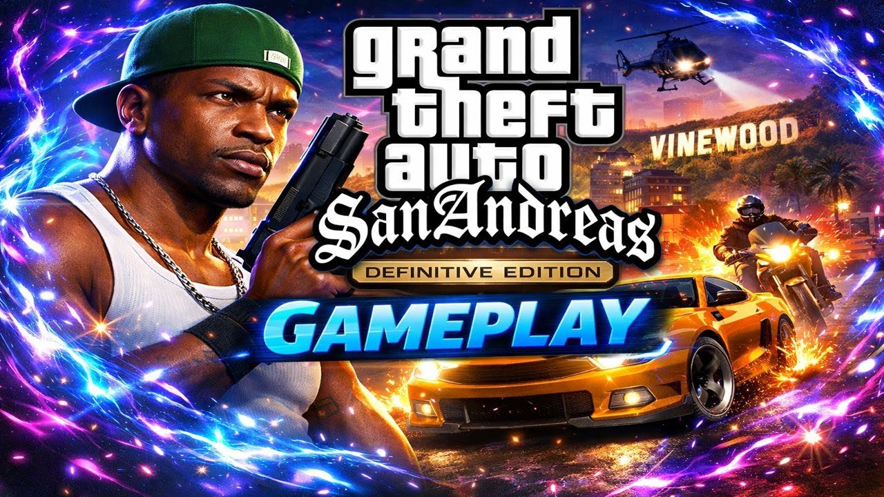 Grand Theft Auto San Andreas Definitive Edition Gameplay - YouTube