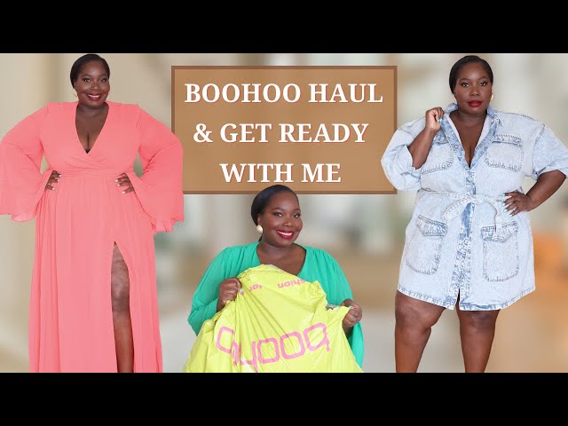 Summer Boohoo Plus Size Clothing Haul Try On 