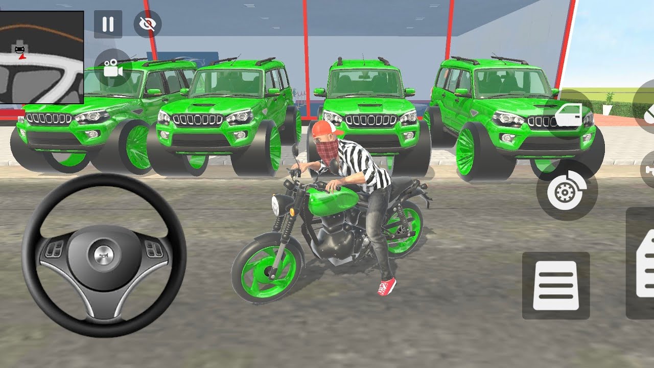 🤑 Franklin Order By 4️⃣ Green Scorpio And KTM Indian Showroom 🔥 Indian Theft Auto Simulator❤️‍🔥 game
