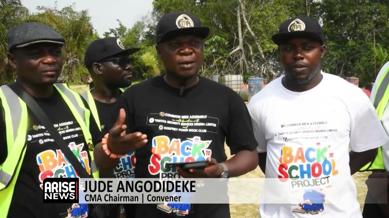 COMMON MEN ASSEMBLY CONCLUDES SCHOOL SUPPORT OUTREACH IN DELTA, EDO