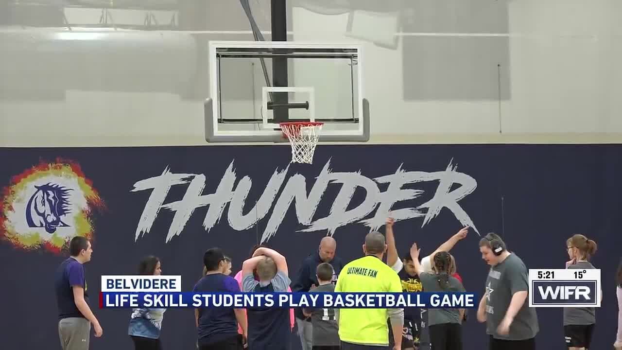 Belvidere North High School hosts 3rd Bucthunder assembly game