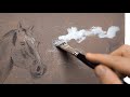 OIL PAINTING TIME-LAPSE | Realistic Horse