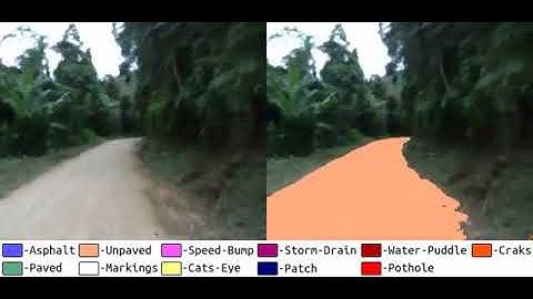 Road surface detection and differentiation considering surface damages on RTK dataset - 02