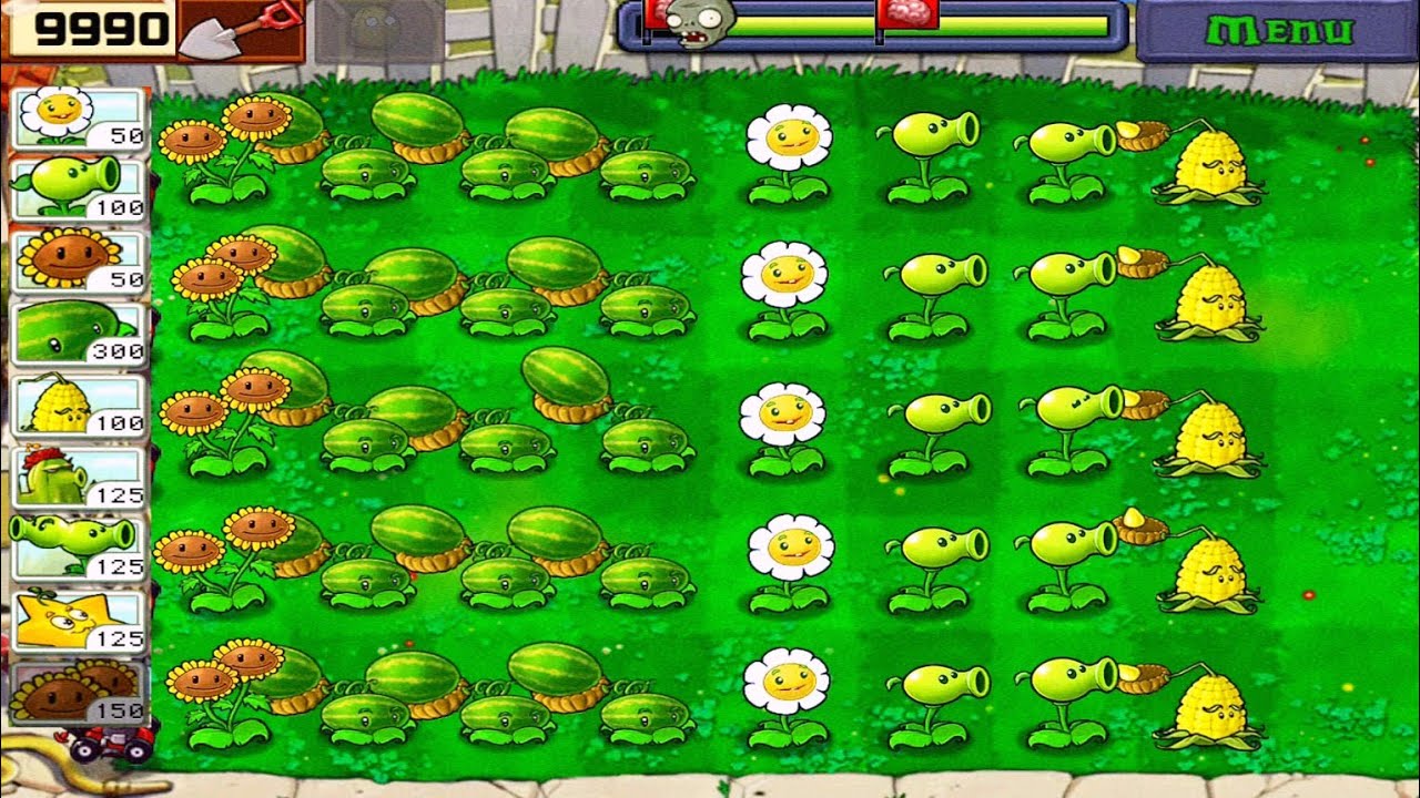 PLANTS VS ZOMBIES | ADVENTURE DAY LEVEL 1/2 | FULL GAMEPLAY HD [ 1080p ]