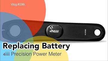 4iiii Precision Crank Arm Power Meter | How to replace the battery and a little tip.