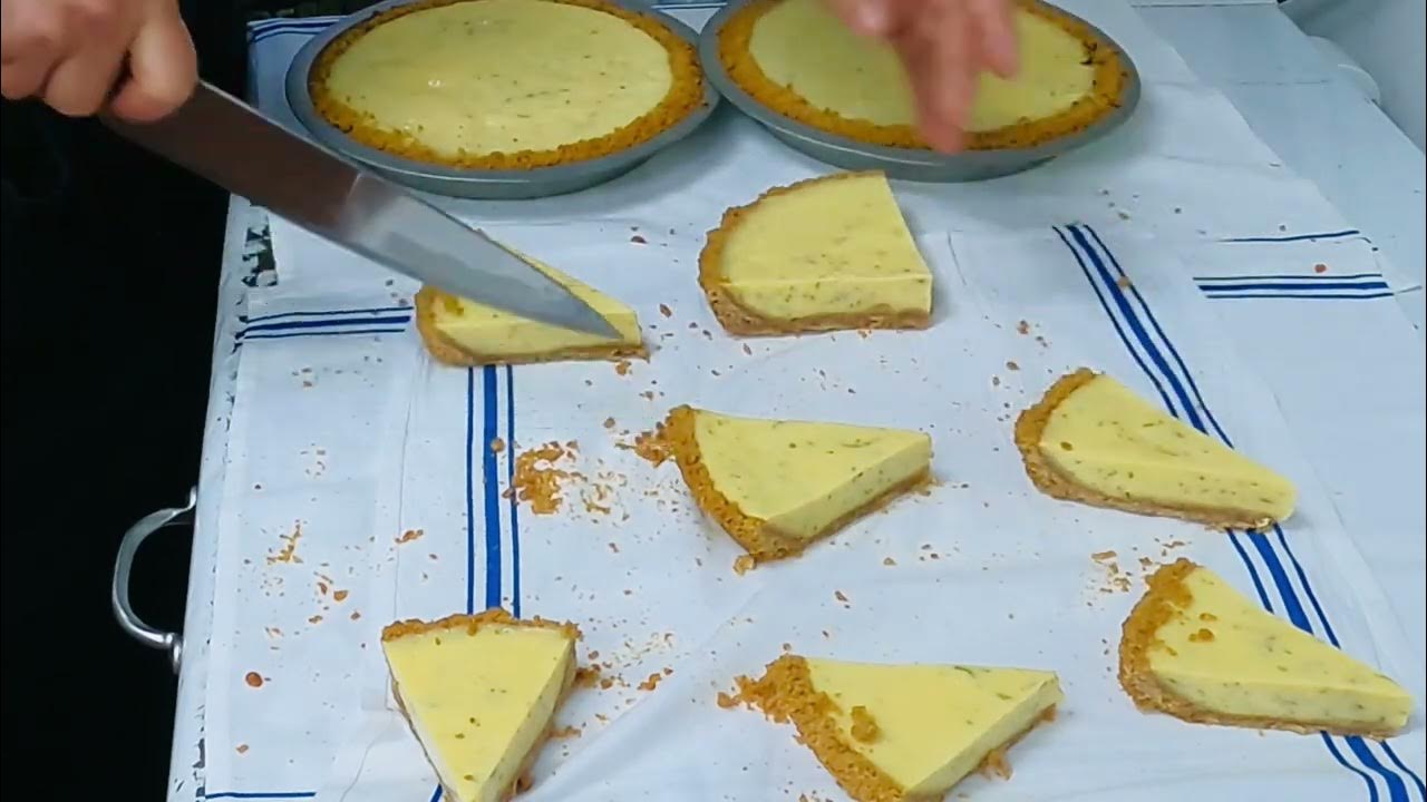 Como desmoldar y cortar un Pay de Limon keylimepie paydelimon YouTube