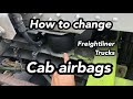 How to change cab airbags on freightliner fld120 and classic trucks