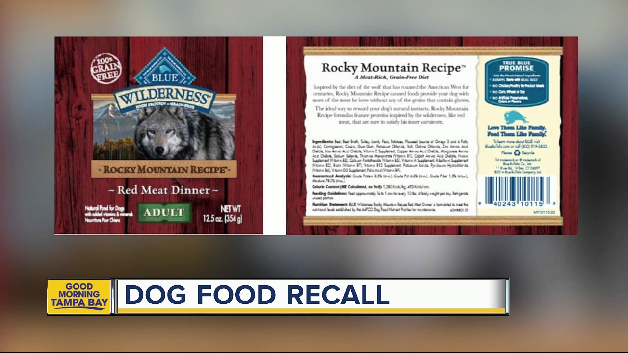 Blue Buffalo issues dog food recall YouTube