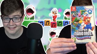 NEW Nintendo Switch OLED UNBOXING + FIRST PLAY Super Mario Bros. Wonder #ad