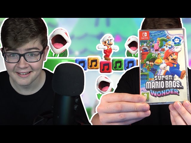 Unboxing Super Mario Bros. Wonder + Switch OLED Mario Edition 