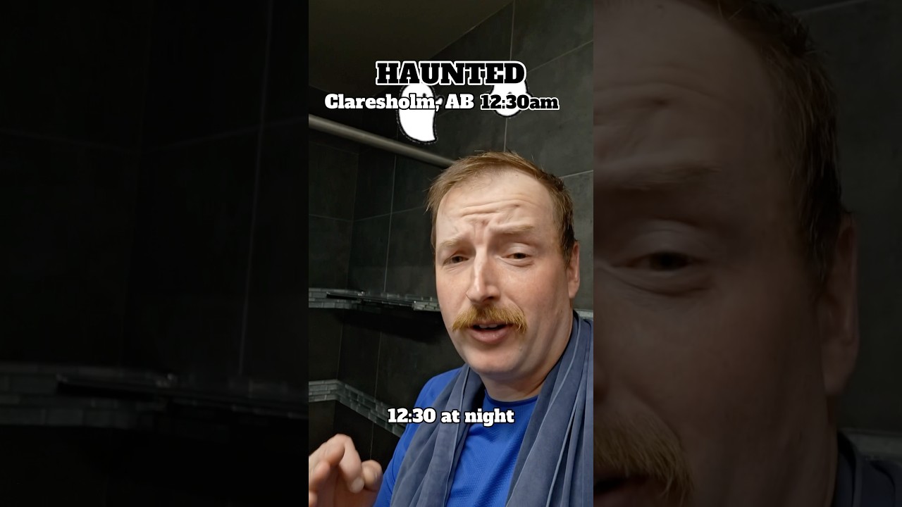 HAUNTED GAS STATION WASHROOM IN CLARESHOLM, AB …SPOOKY!!