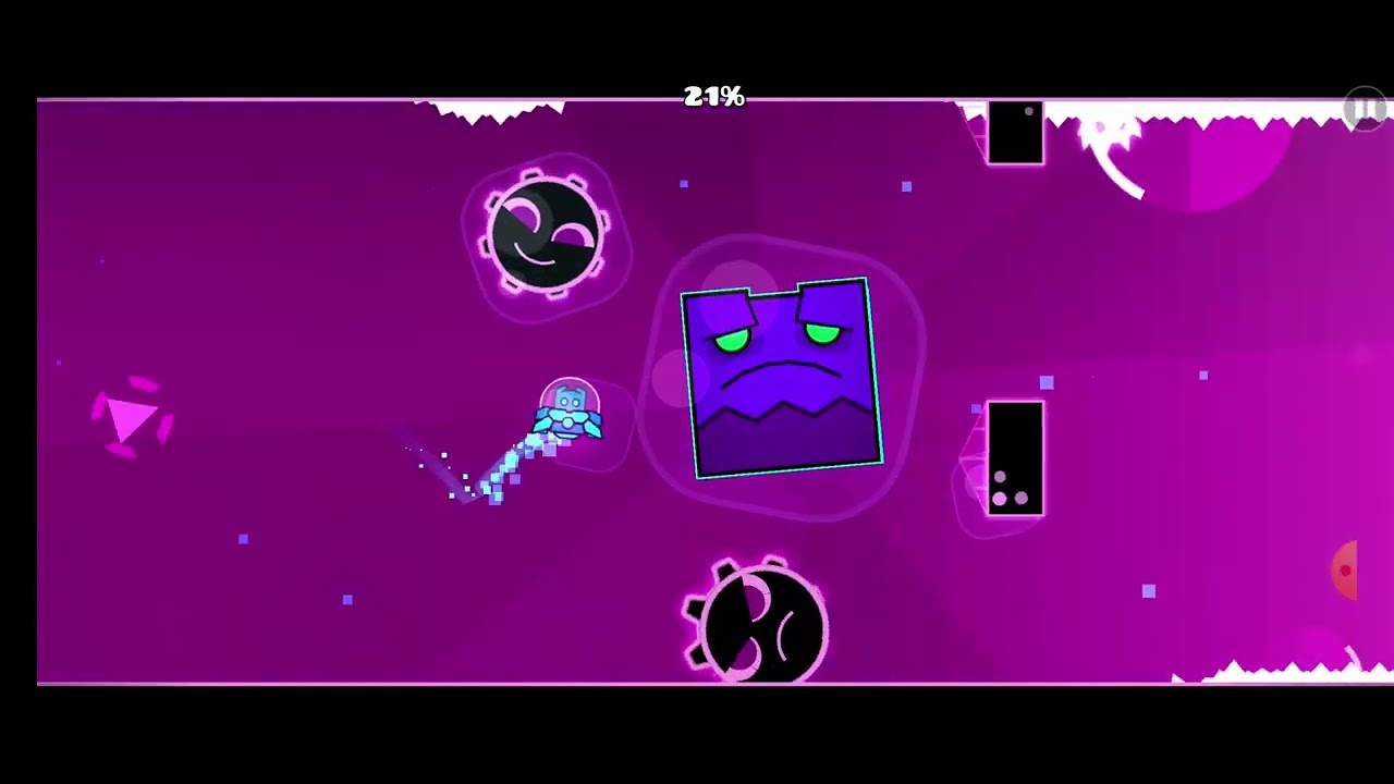 jogando lets go junto com retray(geometry dash)