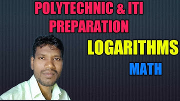 POLYTECHNIC ENTRANCE EXAM PREPARATION 2020| LOGARITHM| math|