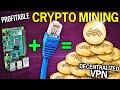 Mining crypto with your internet