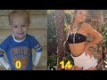 Pressley Hosbach 0 years to 14 years 2021 transformation||pressley hosbach then and now