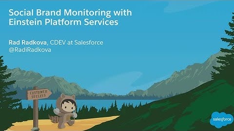 Social Brand Monitoring With Einstein Platform Services