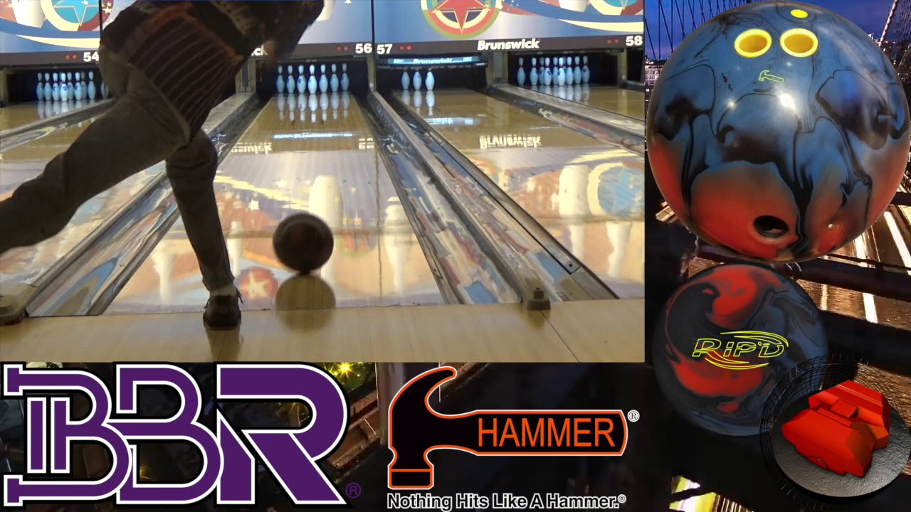 Hammer RIP'D Solid Bowling Ball Reaction Video by Andrew Guba Brooklyn