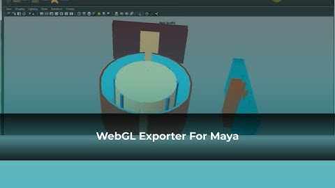 WebGL Exporter for Maya
