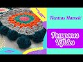 Pompones Tejidos a Crochet