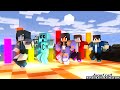 MAIZEN & APHMAU PEPPERMENT | CHICKEN WINGS MEME DANCE | GANGNAM STYLE DANCE  - Minecraft Animation